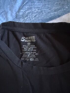 Women’s  Black Crew Neck T-Shirt